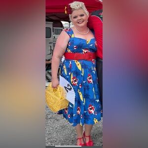 Collectif Jill Surfing swing dress